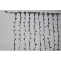 LED curtain DrapeLite 300 LED ww 35W 2x1.5m cable black