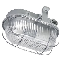 Oval lamp Simetal E27 1x42W hinged grey, 121173 - Promotional item