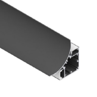 Eckprofil LB23 SLC Pro C4 2,5m Kit schwarz