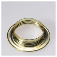 Metal screw ring E27 H: 13.5mm, D: 56mm brass color, 212733 - Promotional item