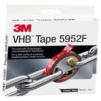 Adhesive tape 3m 19mm black 5952193