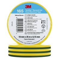 Adhesive tape 0,025m 19mm yellow Temflex165 gngb19X25