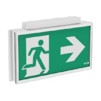 LED-Rettungszeichenleuchte 1-8h, Piktos, Decke