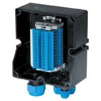 Surface mounted terminal box 12x2,5mm GHG 791 0201 R0011