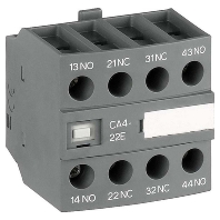 Auxiliary contact block 2 NO/2 NC CA4-22E