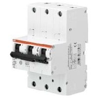Selective mains circuit breaker 3-p 20A S753DR-E20