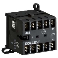 Auxiliary relay 24VDC 2NC/ 2 NO KC6-22Z-F-01