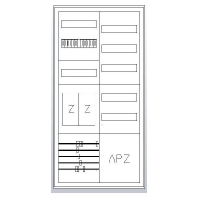 Equipped meter cabinet IP43 1100x550mm S27EA120