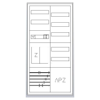 Equipped meter cabinet IP43 1100x550mm S27EA411