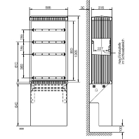 Kabelverteilerschrank Gr.0/1005 SK100GA