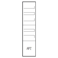 Verteilerfeld 1V 1APZ 250x300mm VA17