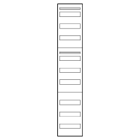 Panel for distribution board 1350x250mm VR19