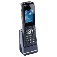 Cordless telephone black DECT 65 IP