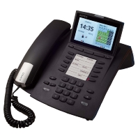 S0-/UP0-Port telephone black ST 45 schwarz
