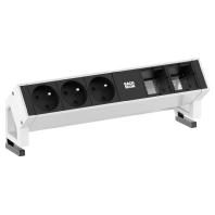 Socket outlet strip white 902.205