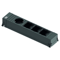 Steckdoseneinheit 1xSchuko 3xABD 916.0611