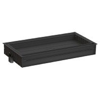 Einbaurahmen Alu, schwarz elox. 935.000