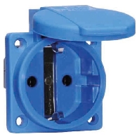 Schutzk. Anbausteckdose 16A IP44 blau 71094