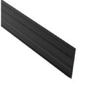 Frontblende 1m, schwarz RAL9005