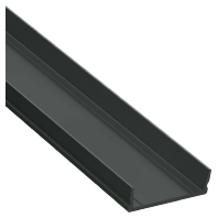 Aluminium insertion profile 3m black 62398783