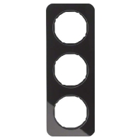 Rahmen Glas/sw 3fach 10132116