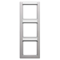 Frame 3-gang aluminium 10136014