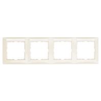 Frame 4-gang white 10248912