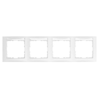 Frame 4-gang white 10249919