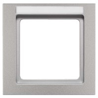 Frame 1-gang aluminium 10516094