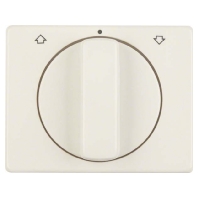 Cover plate for venetian blind white 1077000200