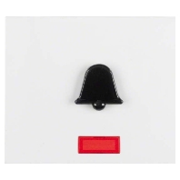 Cover plate for switch/push button white 16517209