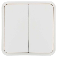 Cover plate for switch/push button white 30553542