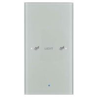 Glas-Sensor 1fach alu 75141134