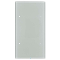 Glas-Sensor 2fach alu 75142034