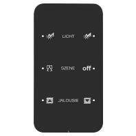 Touch-Sensor 3fach Glas schwarz 75143165
