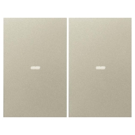 Cover plate for switch stainless steel 80960373