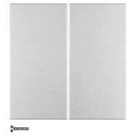KNX-Funk Taste 2fach alu matt 85146183