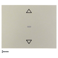 KNX-Funk Jalousie-Taste edelstahl lackiert 85245273