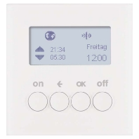 KNX-Funk Zeitschaltuhr polarwei samt 85745229