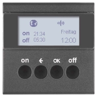 KNX-Funk Zeitschaltuhr anthrazit matt 85745285