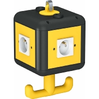 CEE-Socket combination hangable VH-4 4SF