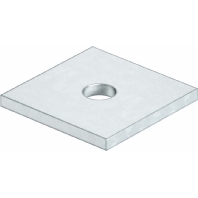 Gegenplatte 70x70, St, FT K 70 FT