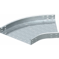 Bogen 45 Grad horizontal runde Bauform 60x500 RB 45 650 FT