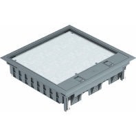 Installation box for underfloor duct GES9-3S U 7011