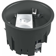 Installation box for underfloor duct MT R2 NF