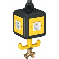 CEE-Socket combination hangable VH-4L 4SF