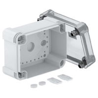 Leergehuse m.transp. Deckel X06C LGR-TR