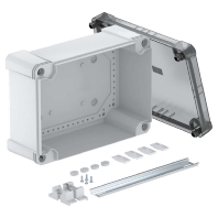 Leergehuse m.transp. Deckel X25C R LGR-TR