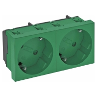 Steckdose 33 Grad, 2-fach Schutzkontakt STD-D3S MZGN2