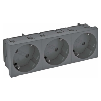 Steckdose 33 Grad, 3-fach Schutzkontakt STD-D3S SWGR3